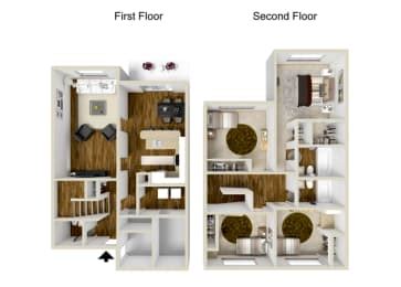 2, 3 & 4 Bed Apartments & Townhomes in Landover, MD .